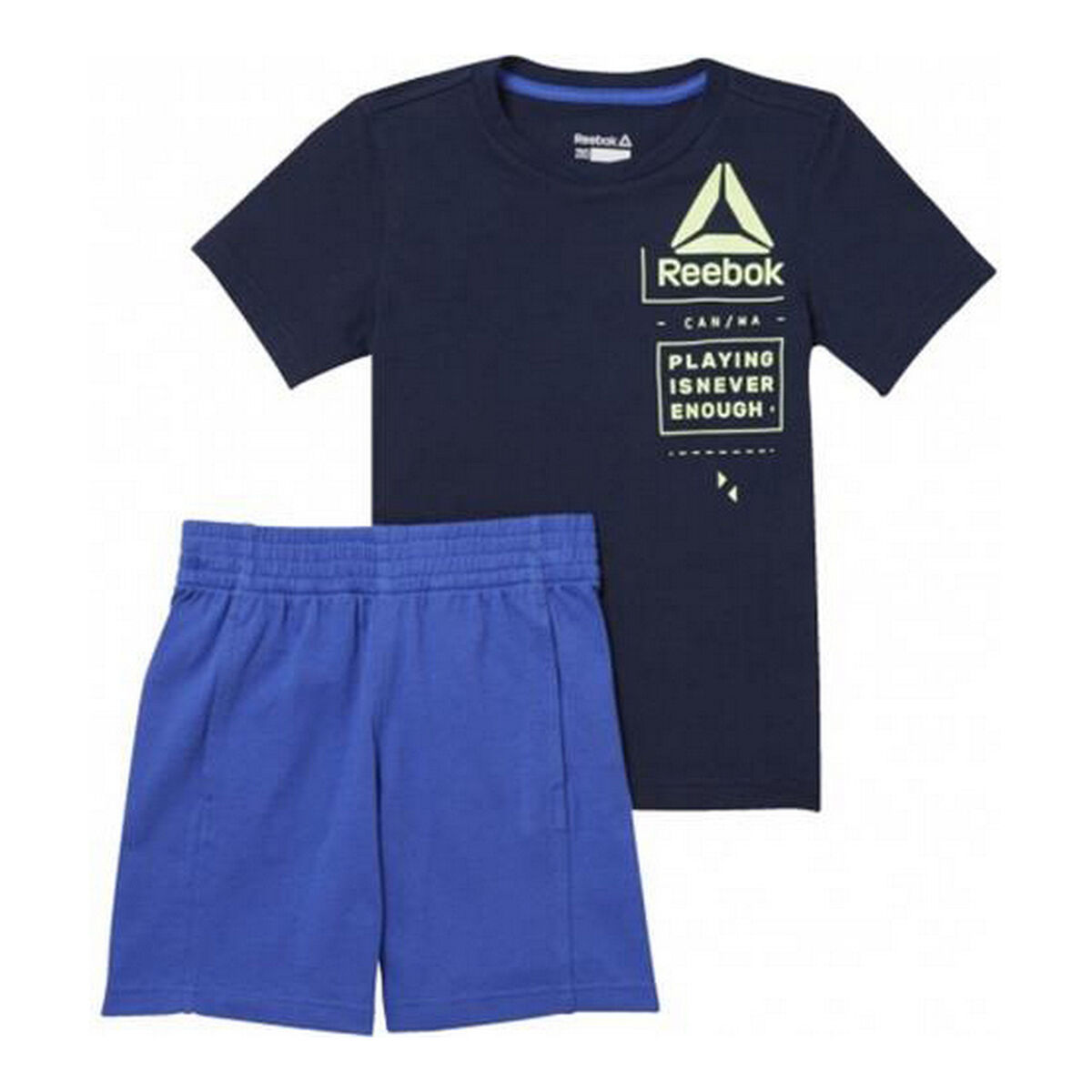 Children's Sports Outfit Reebok B ES SS SET CF4289 Navy 2XS