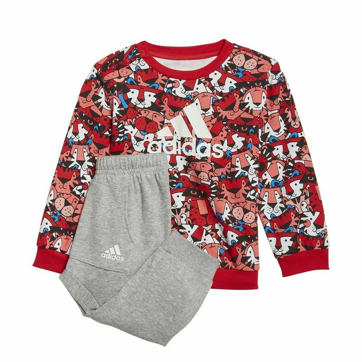 Children's Sports Outfit Jogger Adidas Red 6-9 Months