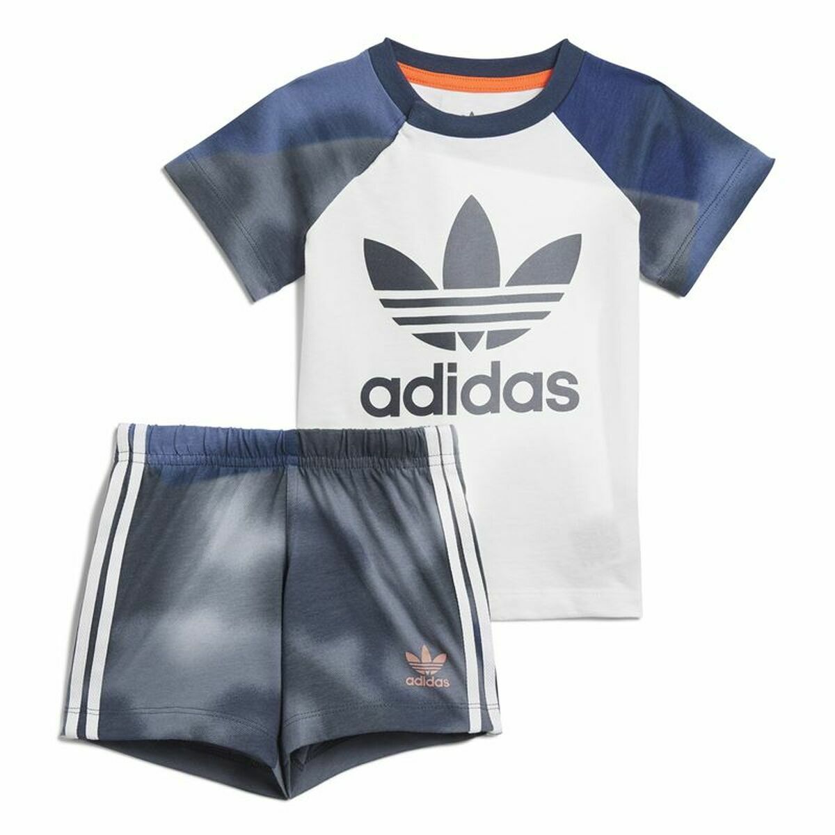 Children's Sports Outfit Adidas Camouflage Print  White 9-12 Months
