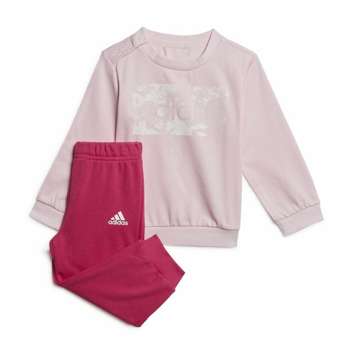 Children's Sports Outfit Adidas Essentials Pink 9-12 Months