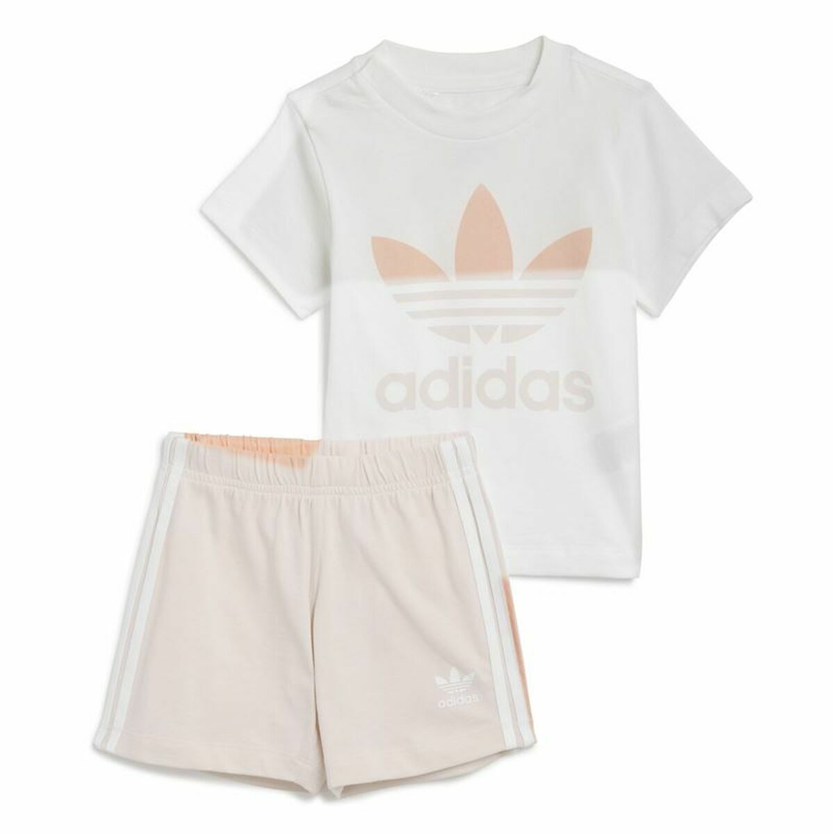 Children's Sports Outfit Adidas Trifolio White 2-3 Years