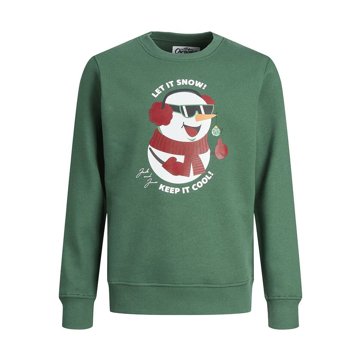 Children’s Sweatshirt without Hood Jack & Jones 12222091 Green 16 Years